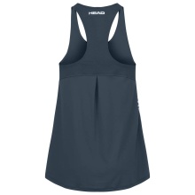 Head Tennis Tank Top Agility (quick-drying, V-neck) navy blue Girls