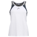 Head Tennis Tank Top Club (Racer Back, modern) white/navy blue girls