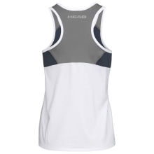 Head Tennis Tank Top Club (Racer Back, modern) white/navy blue girls