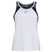 Head Tennis-Tank Club Tank Top (Racer Back) white/dark blue Women