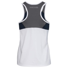 Head Tennis-Tank Club Tank Top (Racer Back) white/dark blue Women