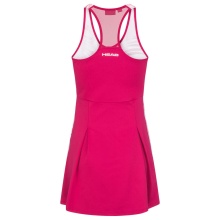 Head Tennis Dress Spirit Dress (separate inner shorts, V-neck) berry pink/white ladies