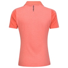 Head Tennis-Padel Polo Tech (breathable, quick-drying) coral red Women