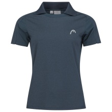 Head Tennis-Padel Polo Tech (breathable, quick-drying) navy blue Women