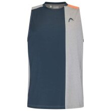 Head Tennis-Padel Tank Top (Mesh Inserts) grey/blue/orange Men