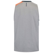 Head Tennis-Padel Tank Top (Mesh Inserts) grey/blue/orange Men