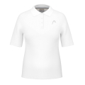 Head Tennis Polo Performance 2024 (Polyester Jacquard, quick-drying) white Women