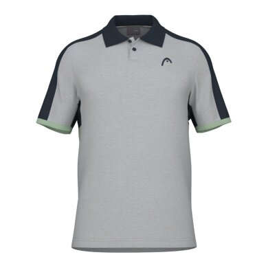 Head Tennis Polo Play Tech (Mesh Inserts) grey/green Men