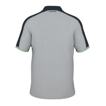 Head Tennis Polo Play Tech (Mesh Inserts) grey/green Men