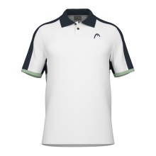 Head Tennis Polo Play Tech (Mesh Inserts) white/green Men