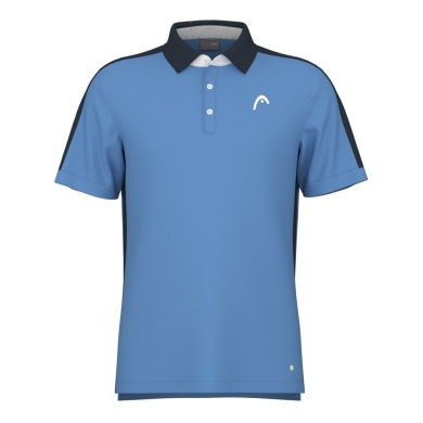 Head Tennis Polo Slice 2024 (Mesh Inserts) light blue Men