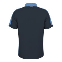 Head Tennis Polo Slice 2024 (Mesh Inserts) navy blue Men