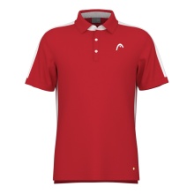 Head Tennis Polo Slice 2024 (Mesh Inserts) red Men