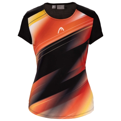 Head Tennis Shirt DTB Tie-Break 2024 black/multicoloured Ladies