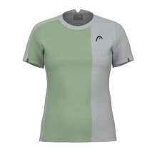 Head Tennis Shirt Play Tech (breathable, mesh inserts) green/grey Women