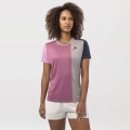 Head Tennis Shirt Play Tech (breathable, mesh inserts) pink/grey Women