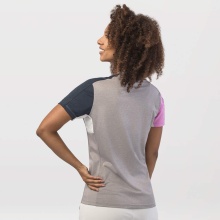 Head Tennis Shirt Play Tech (breathable, mesh inserts) pink/grey Women