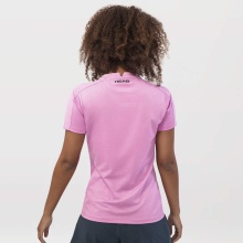 Head Tennis Shirt Play Tech Uni (Mesh Inserts) Pink Women