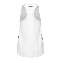 Head Tennis Tank Top Agility 2024 (100% Polyester) royal blue/white Girls