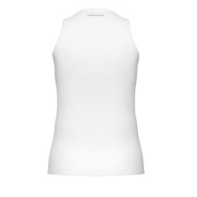 Head Tennis Tank Top Performance 2024 (Polyester Jacquard, V-Neck) White/Navy Blue Women