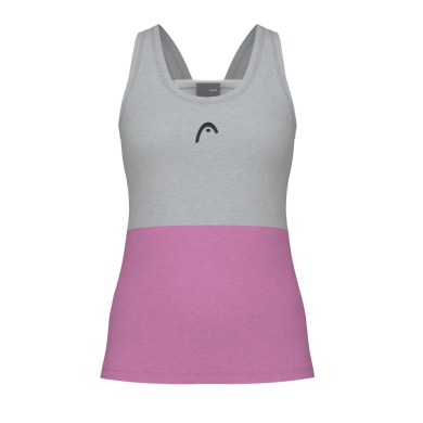 Head Tennis Tank Top Play Tech - pink/grey/white Women