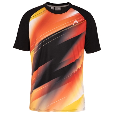 Head Tennis T-Shirt DTB Topspin 2024 Black/Multi Men's