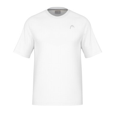 Head Tennis T-shirt Performance 2024 (Polyester Jacquard, quick-drying) white Men