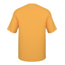 Head Tennis T-shirt Performance 2024 (Polyester Jacquard, quick-drying) yellow/white Men