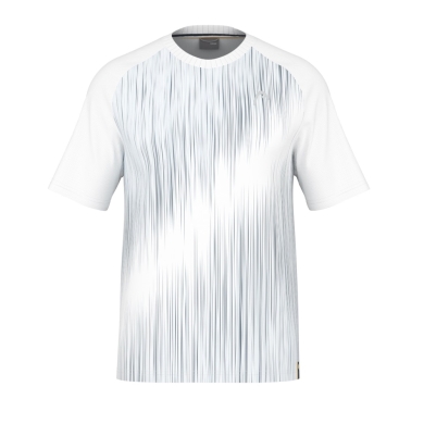 Head Tennis T-shirt Performance 2024 (Polyester Jacquard, quick-drying) white/light blue Men