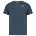 Head Tennis T-Shirt Performance (Moisture Transfer Microfiber Technology) navy blue Men's