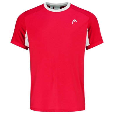 Head Tennis T-shirt Slice 2023 (breathable) red Boys