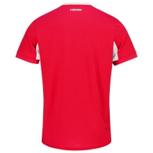 Head Tennis T-shirt Slice 2023 (breathable) red Boys