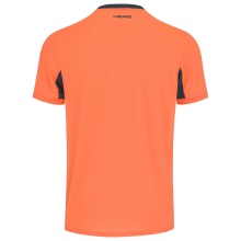 Head Tennis T-shirt Slice 2023 (breathable) orange Boys