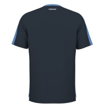 Head Tennis T-shirt Slice 2024 (breathable, mesh inserts) navy blue Men