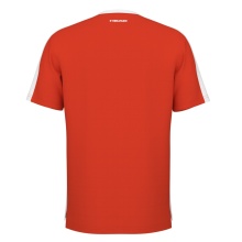 Head Tennis T-shirt Slice 2024 (breathable, mesh inserts) orange Men