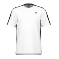 Head Tennis T-shirt Slice 2024 (breathable, mesh inserts) white Men