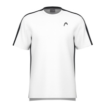 Head Tennis T-shirt Slice 2024 (breathable, mesh inserts) white Men