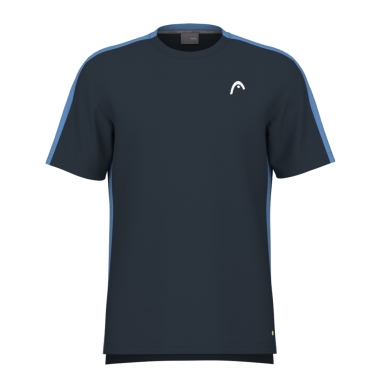 Head Tennis T-shirt Slice 2024 (breathable, mesh inserts) navy blue boys