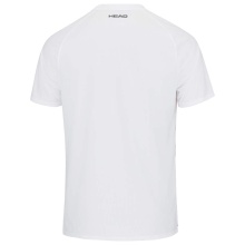 Head Tennis T-Shirt Topspin (quick-drying, modern) white/orange men's