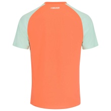 Head Tennis T-Shirt Topspin (quick-drying, modern) pastel green/orange men's