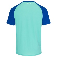 Head Tennis T-shirt Topspin (quick-drying, modern) royal blue/turquoise Men