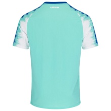 Head Tennis T-shirt Topspin (quick-drying, modern) turquoise blue men's