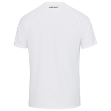 Head Tennis T-shirt Topspin (quick-drying, modern) white/blue Men