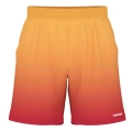 Head Tennis Shorts Short Power II 2024 (with inner shorts, moisture-regulating) short orange/yellow men's