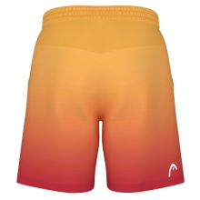 Head Tennis Shorts Short Power II 2024 (with inner shorts, moisture-regulating) short orange/yellow men's