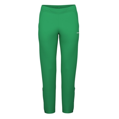 Head Tennis Trousers Breaker Pant 2024 (Moisture Transfer Microfiber Technology) long green Women