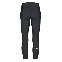 Head Tennis Pants Tech Tight 2024 (high waist, elastic material) long black Women