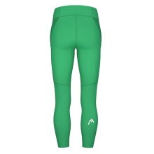 Head Tennis Pants Tech Tight 2024 (high waist, elastic material) long green Women