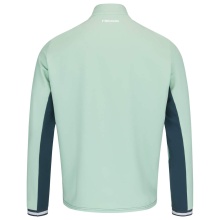 Head Tennis Jacket Breaker Fullzip 2023 (Moisture Transfer Microfiber Technology) pastel green/navy blue Men