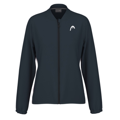 Head Tennis Jacket Breaker Full Zip 2024 (Moisture Transfer Microfiber Technology) Navy Blue/Pink Women